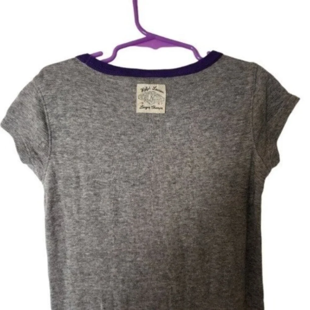 Ralph Lauren Gray Ruffle New York‎ Girls Size S Small 6 Years